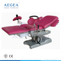 AG-C102D-1 multifunción terapia eléctrica laboral cubierta de colchón de la PU tabla de examen ginecológico obstétrico